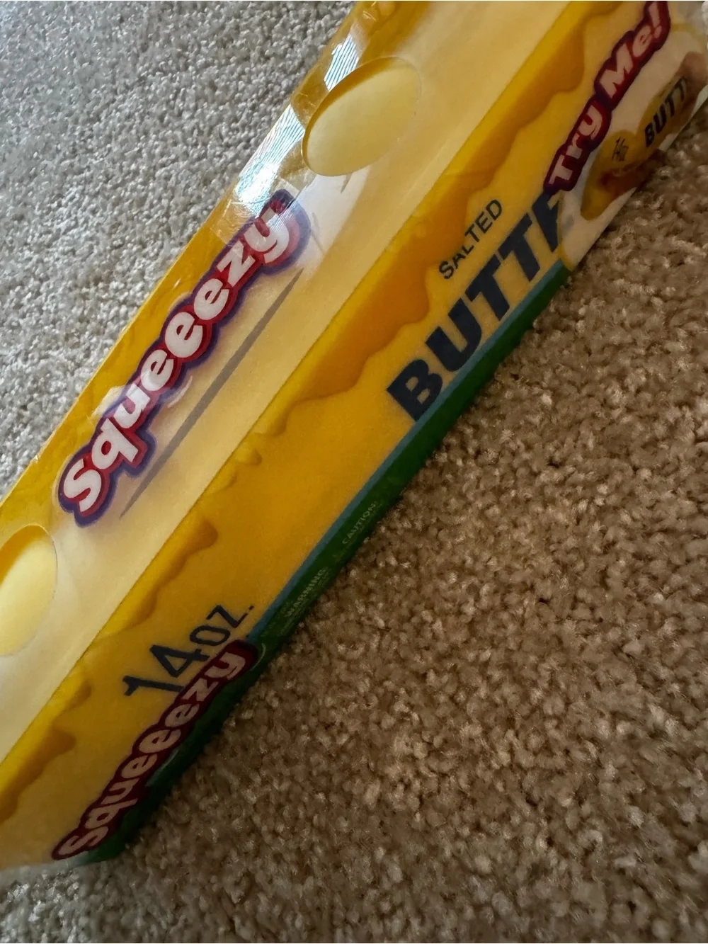 NWT Salted Butter Yellow Squishy